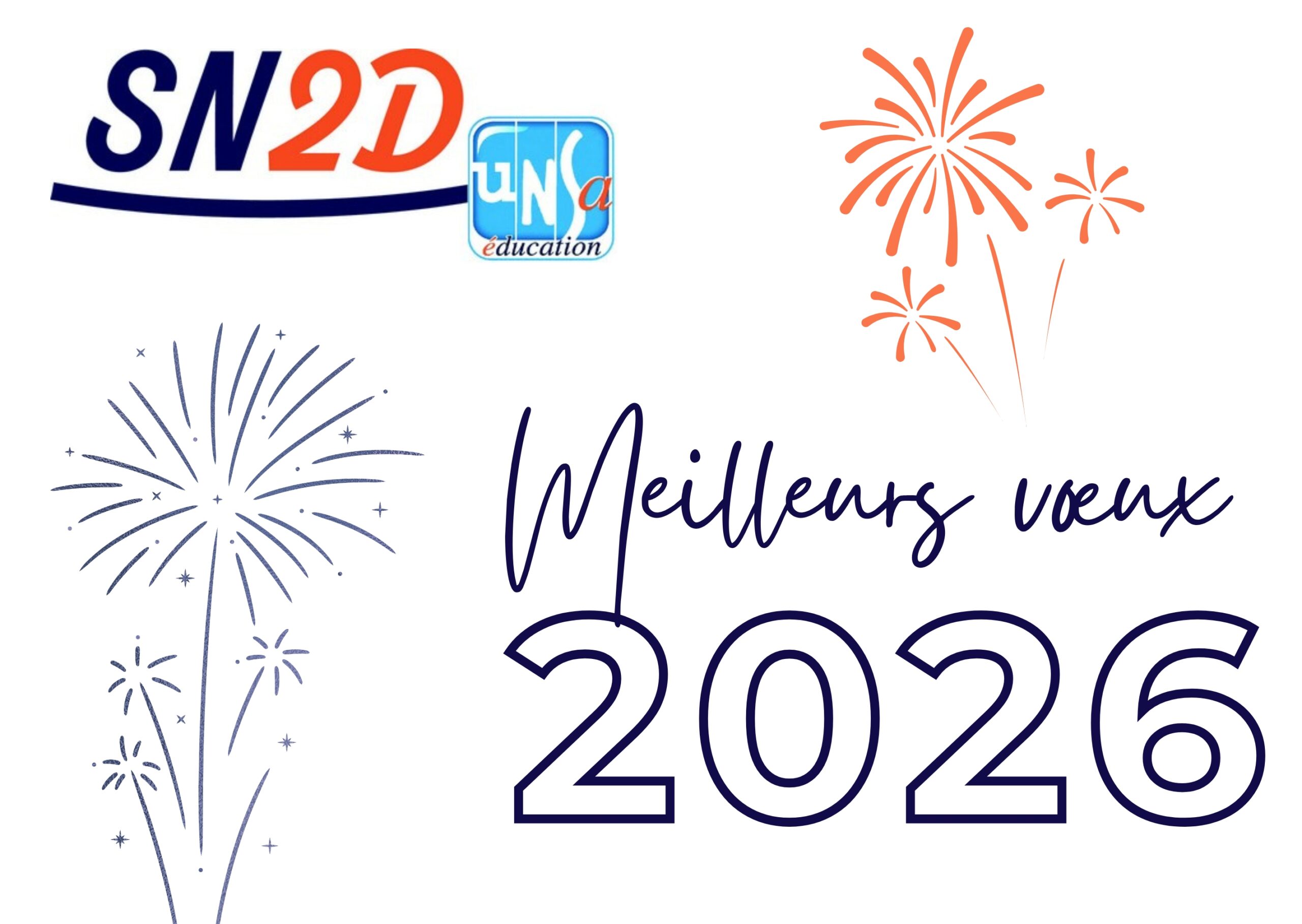 Carte de Vœux 2026 SN2D-UNSA Education
